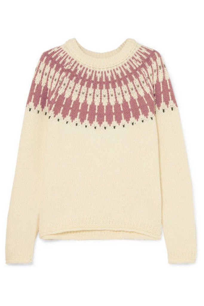 Madewell - Fair Isle Cotton-blend Sweater - Cream