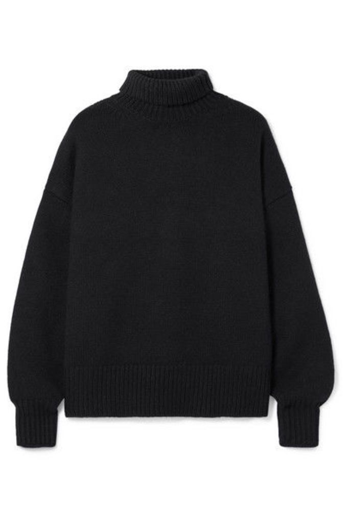 The Row - Pheliana Oversized Cashmere Turtleneck Sweater - Black
