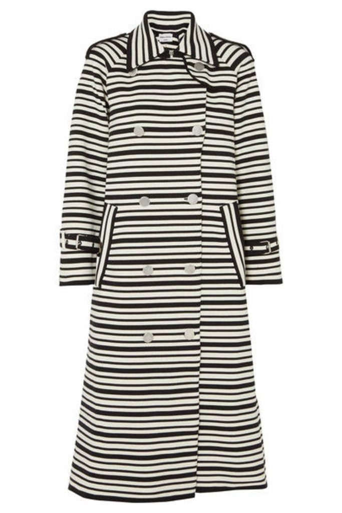 Sonia Rykiel - Striped Cotton-blend Coat - Black