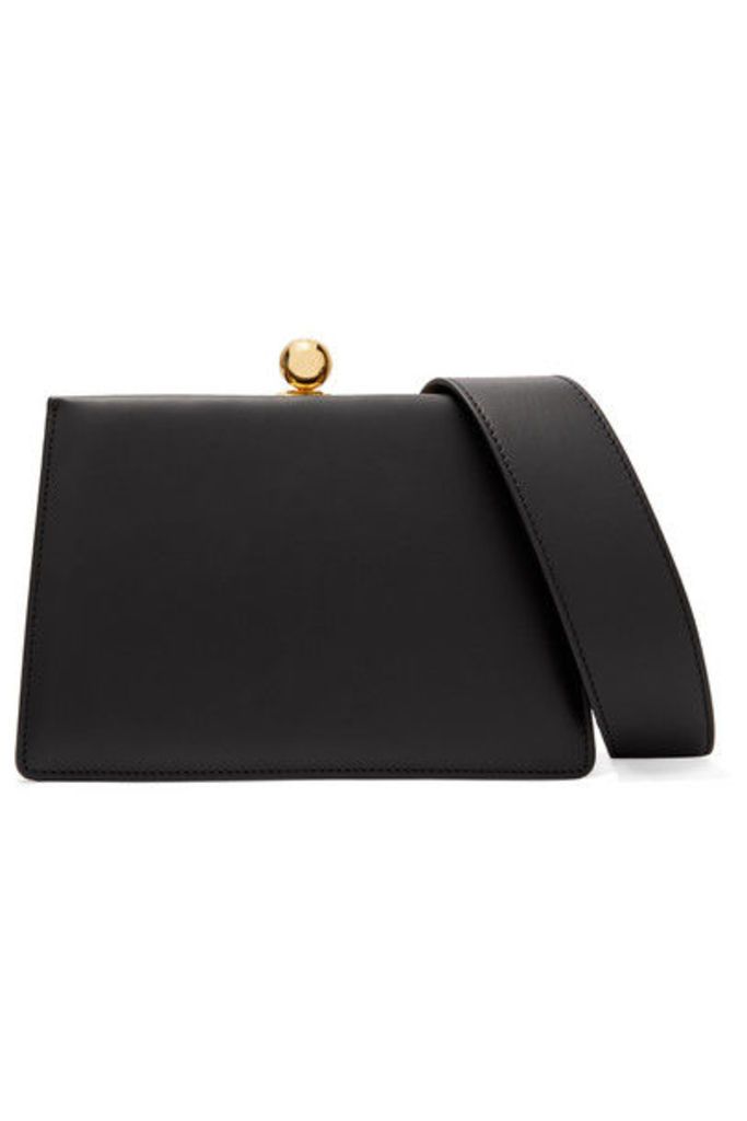 Ratio et Motus - Mini Twin Leather Shoulder Bag - Black