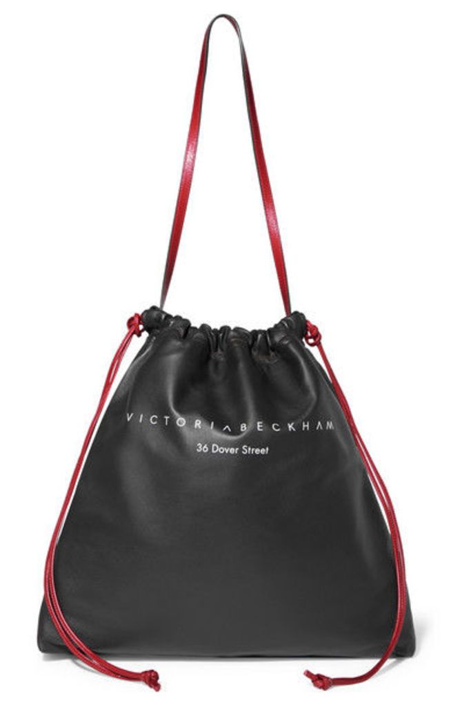Victoria Beckham - 36 Dover St Printed Leather Shoulder Bag - Black