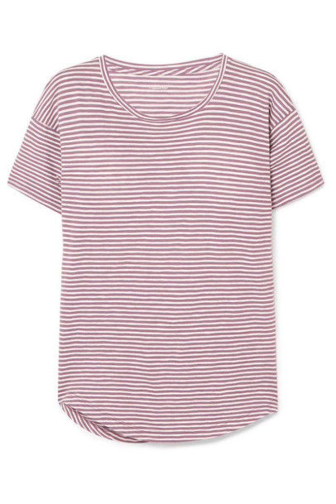 Madewell - Striped Cotton-jersey T-shirt - Red