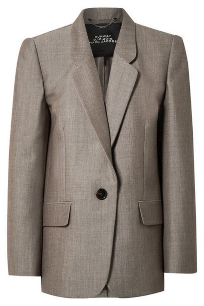 Runway Marc Jacobs - Oversized Wool And Mohair-blend Blazer - Gray