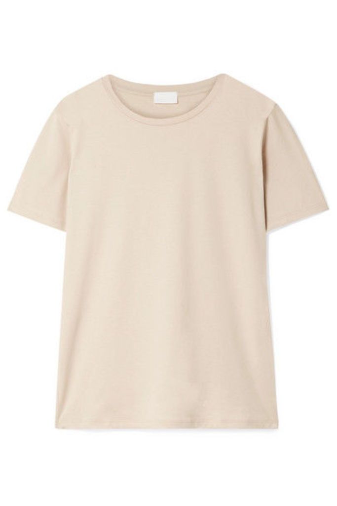 Handvaerk - Pima Cotton-jersey T-shirt - Beige