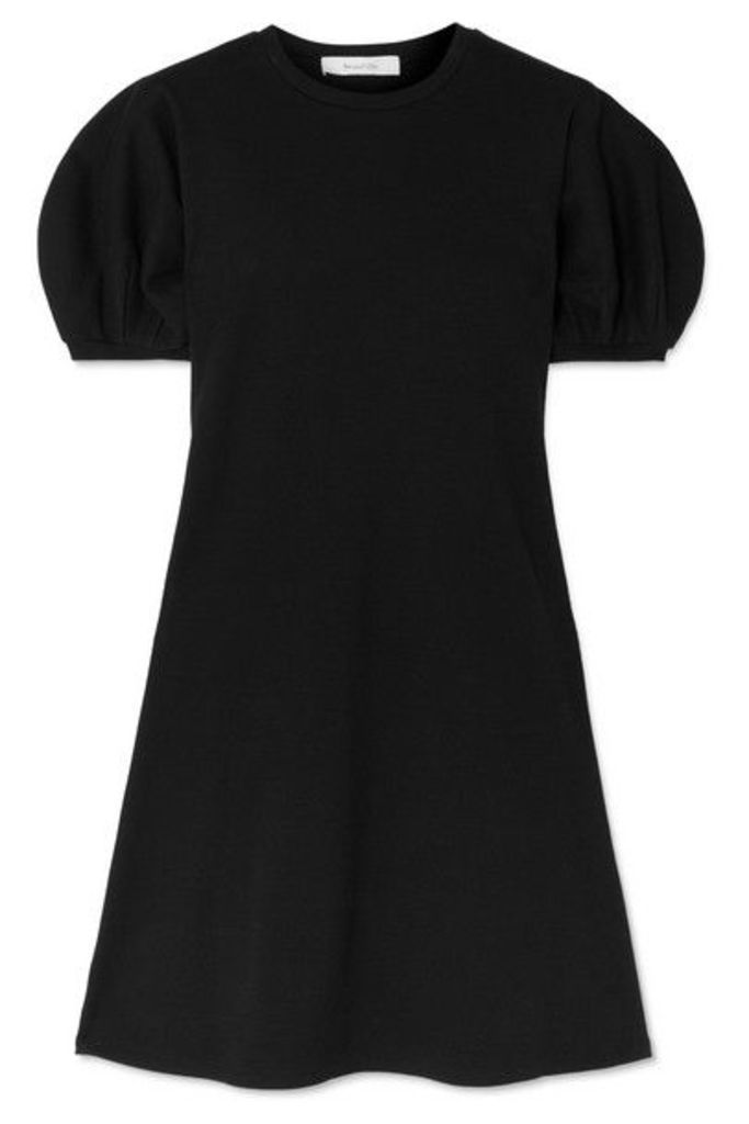 Beaufille - Leda Ribbed Cotton-blend Jersey Mini Dress - Black
