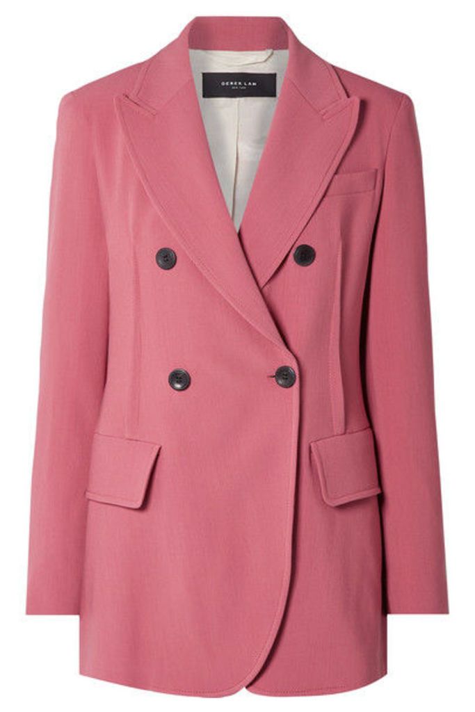Derek Lam - Oversized Double-breasted Stretch-crepe Blazer - Pink