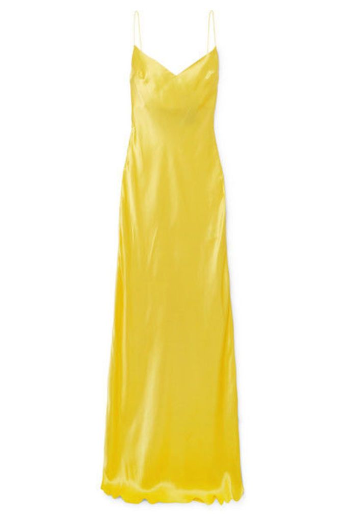 Rasario - Silk-satin Gown - Yellow
