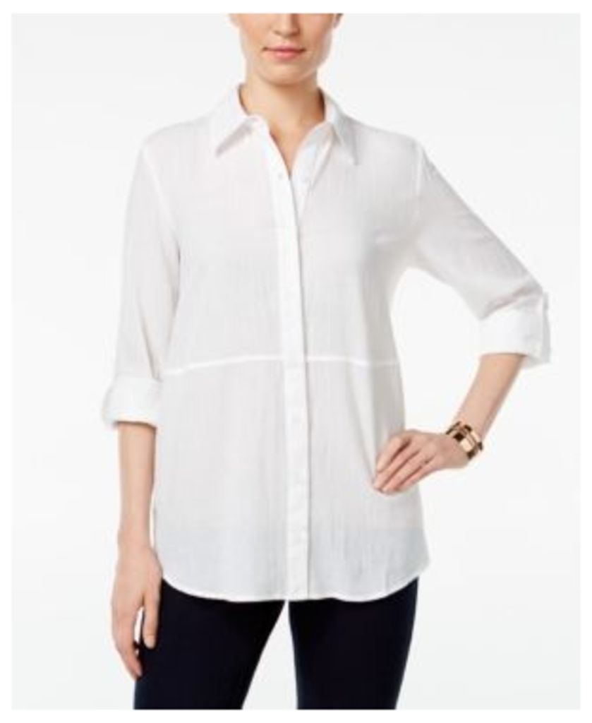 Style & Co. Roll-Tab Shirt, Only at Macy's