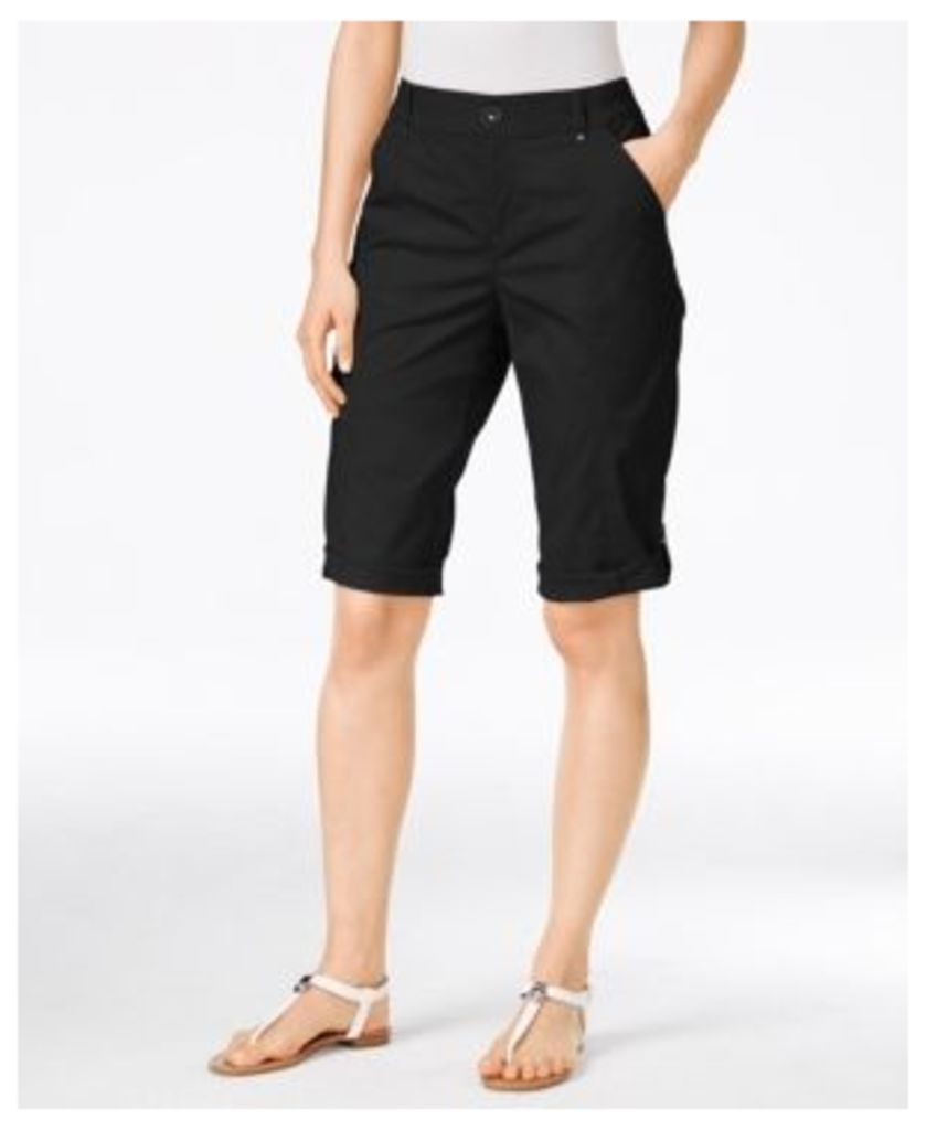Style & Co. Petite Cuffed Skimmer Shorts, Only at Macy's