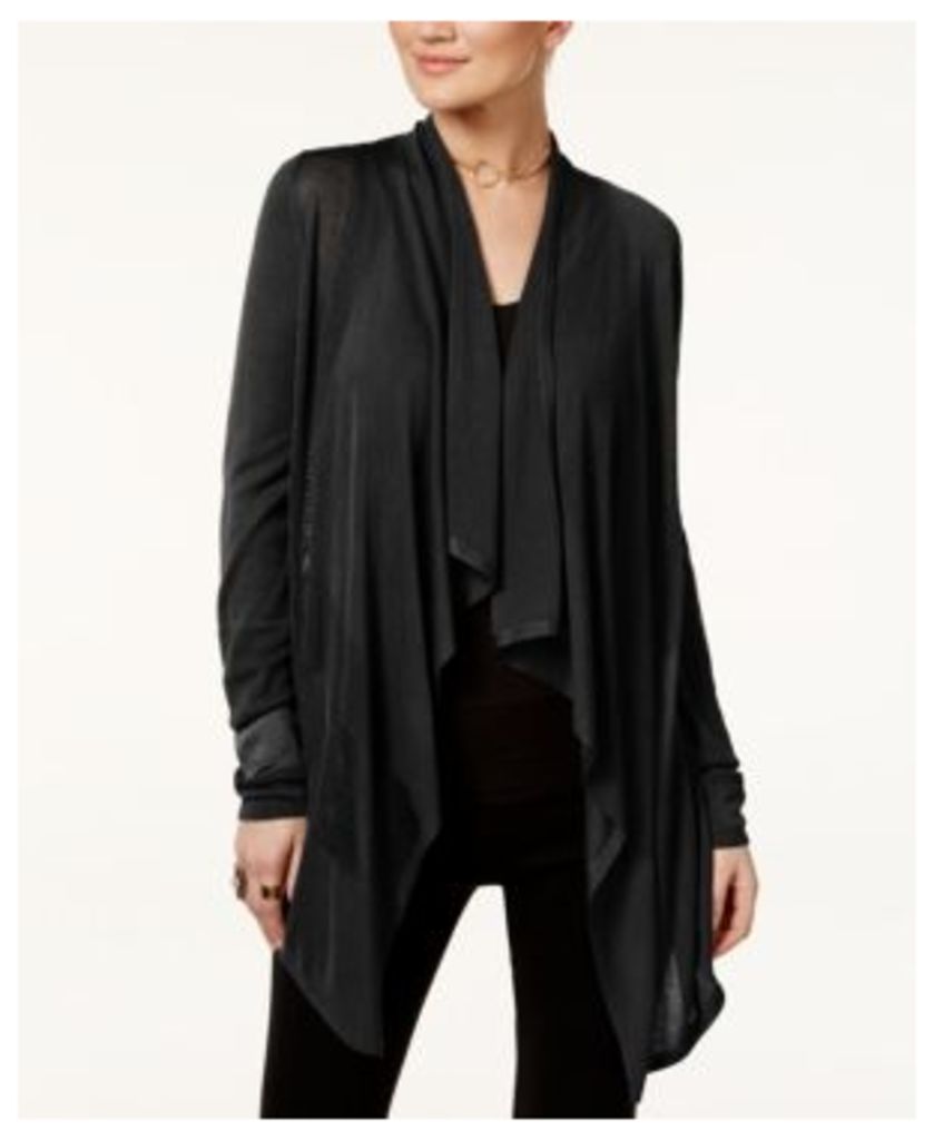 Inc International Concepts Petite Open-Front Draped Illusion Cardigan, Created for Macy's