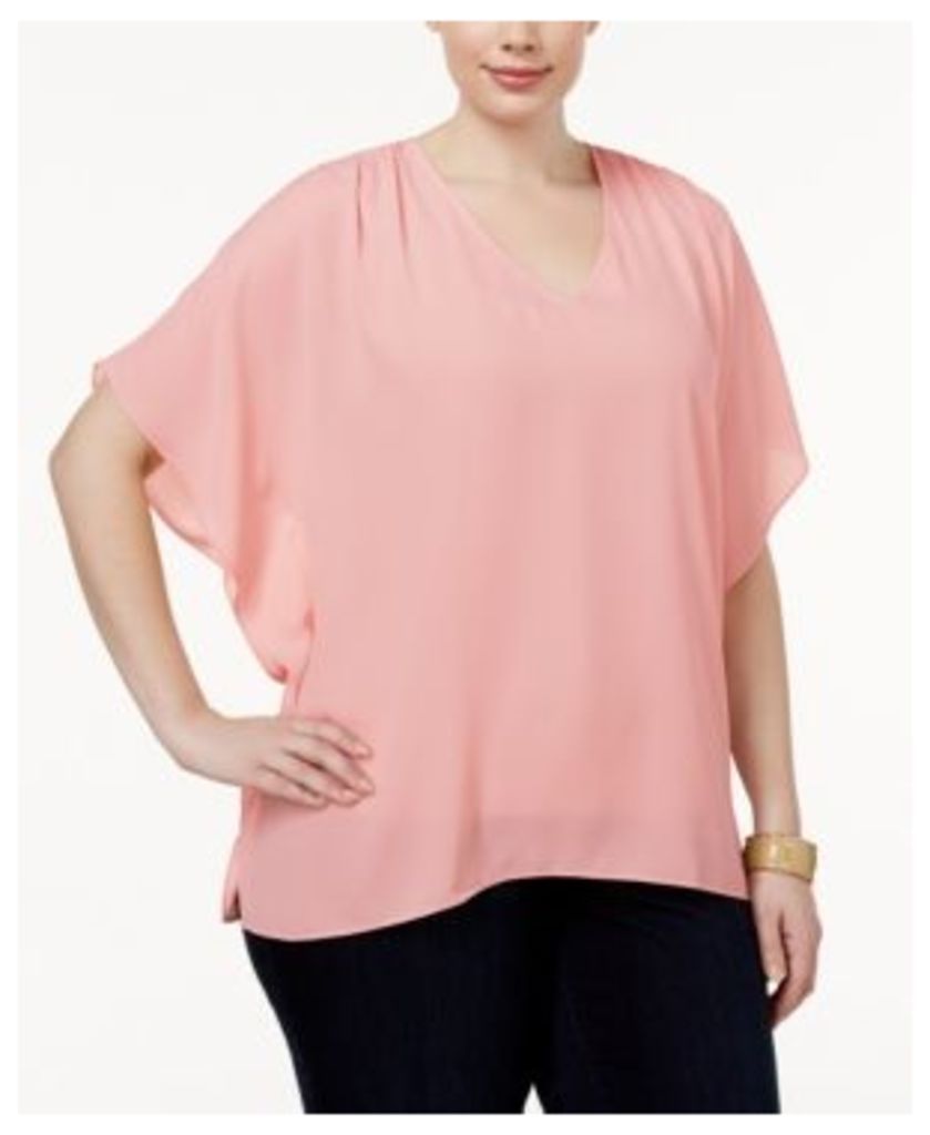 Inc International Concepts Plus Size Batwing-Sleeve Top, Only at Macy's