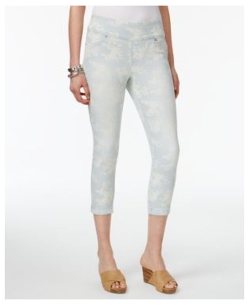 Style & Co Petite Ella Printed Cropped Boyfriend Jeans, Created for Macy's
