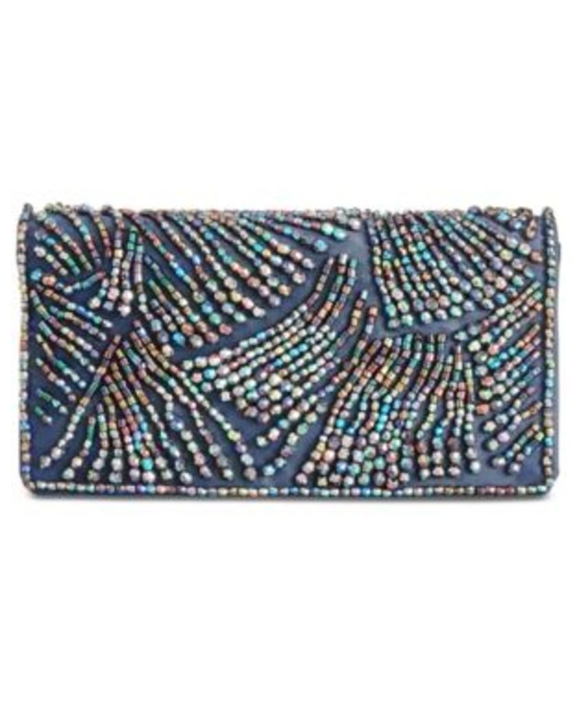 Adrianna Papell Nixie Beaded Small Flap Clutch