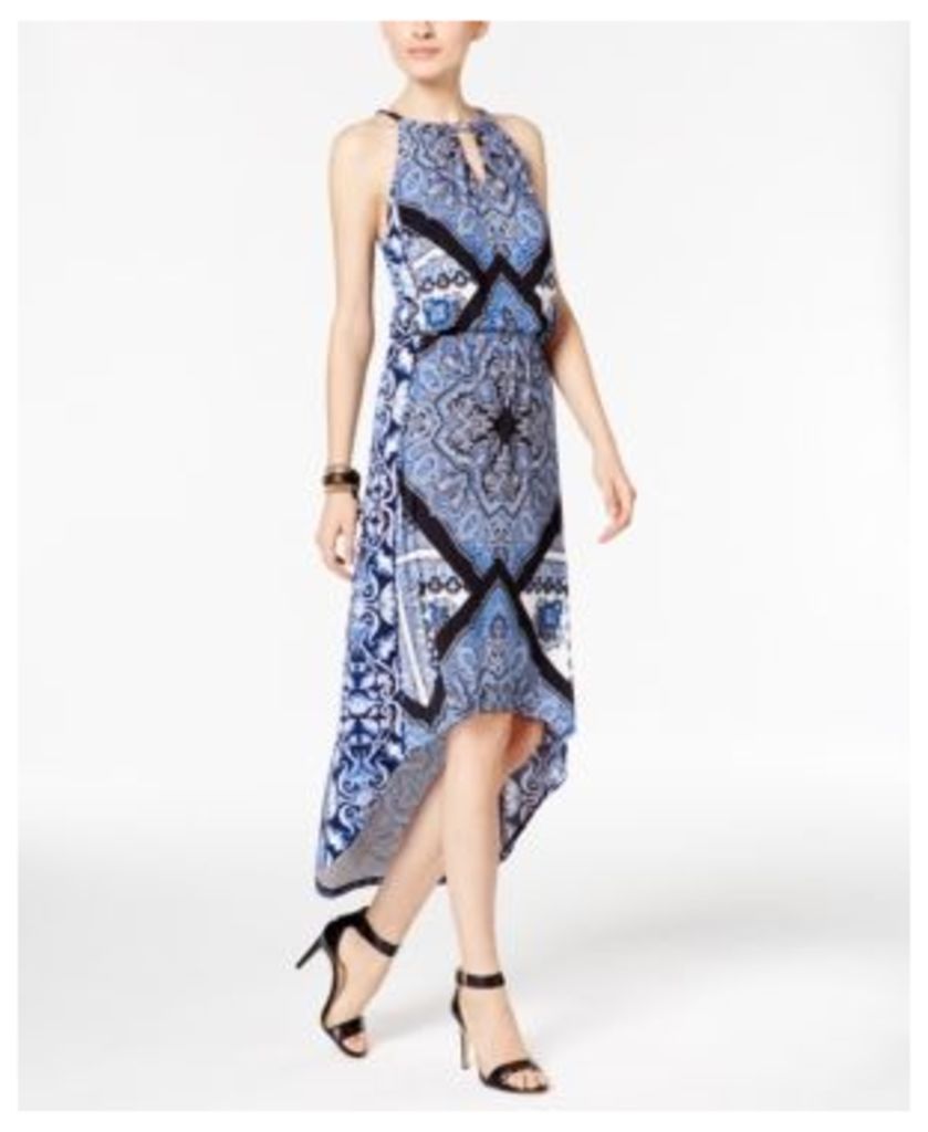 Inc International Concepts Printed High-Low Dress, Only at Macy's