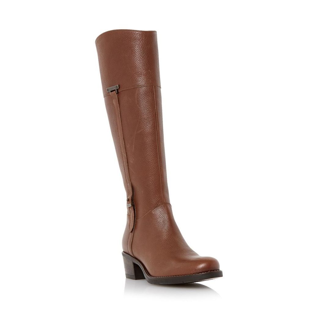 Tiptree Buckle Trim Leather Riding Boot