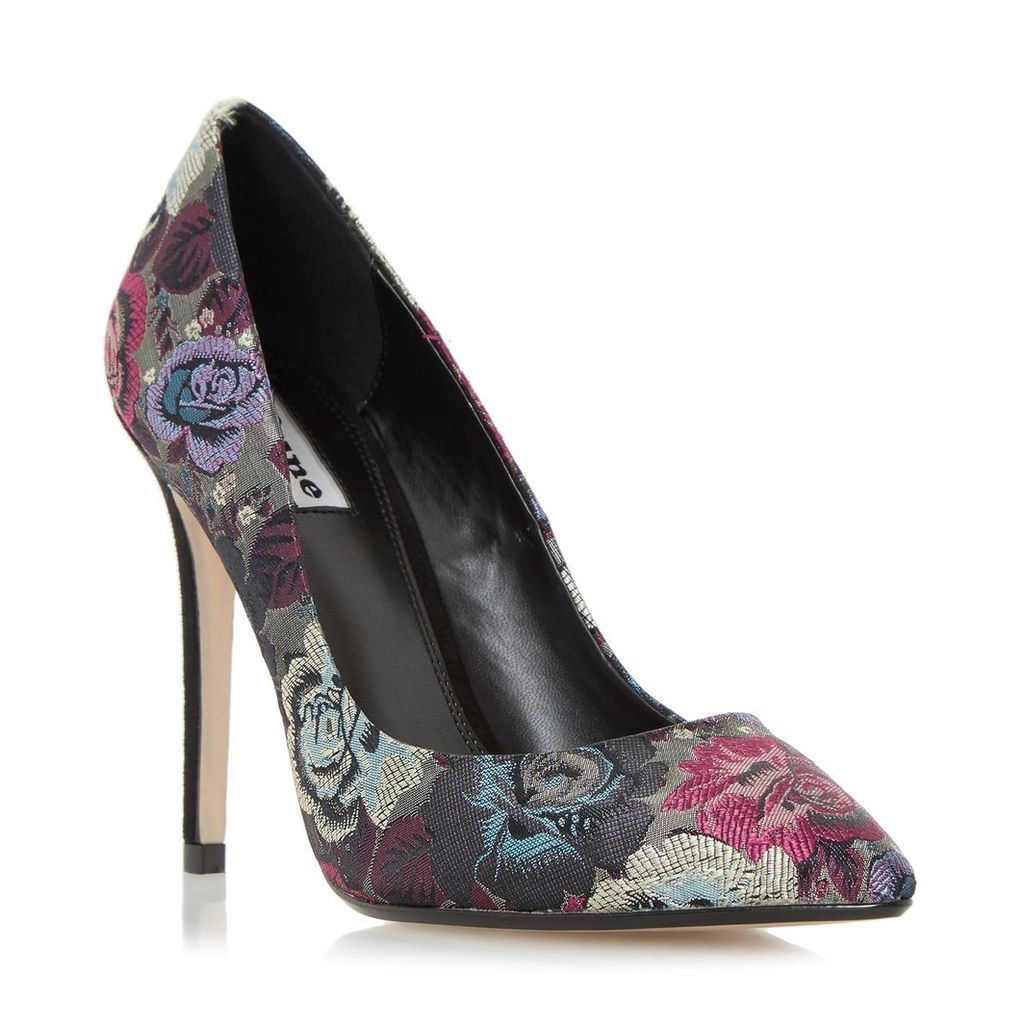 Brocade Tapestry Pointed Toe Court Shoe