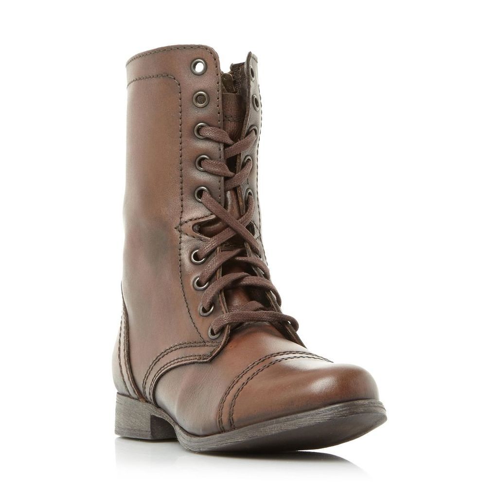 Troopa Sm Lace Up Biker Boot