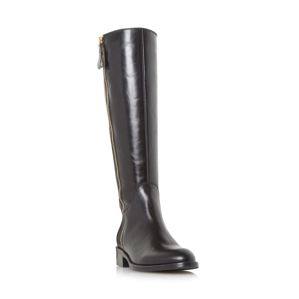 Tillyy Side Zip Leather Riding Boot