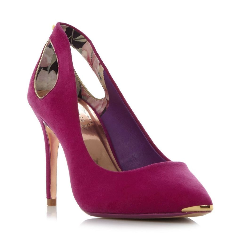 Jesamin Pointed Toe Court Shoe With Cut Out Detail