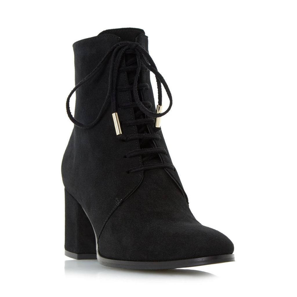 Olita Lace Up Block Heel Ankle Boot