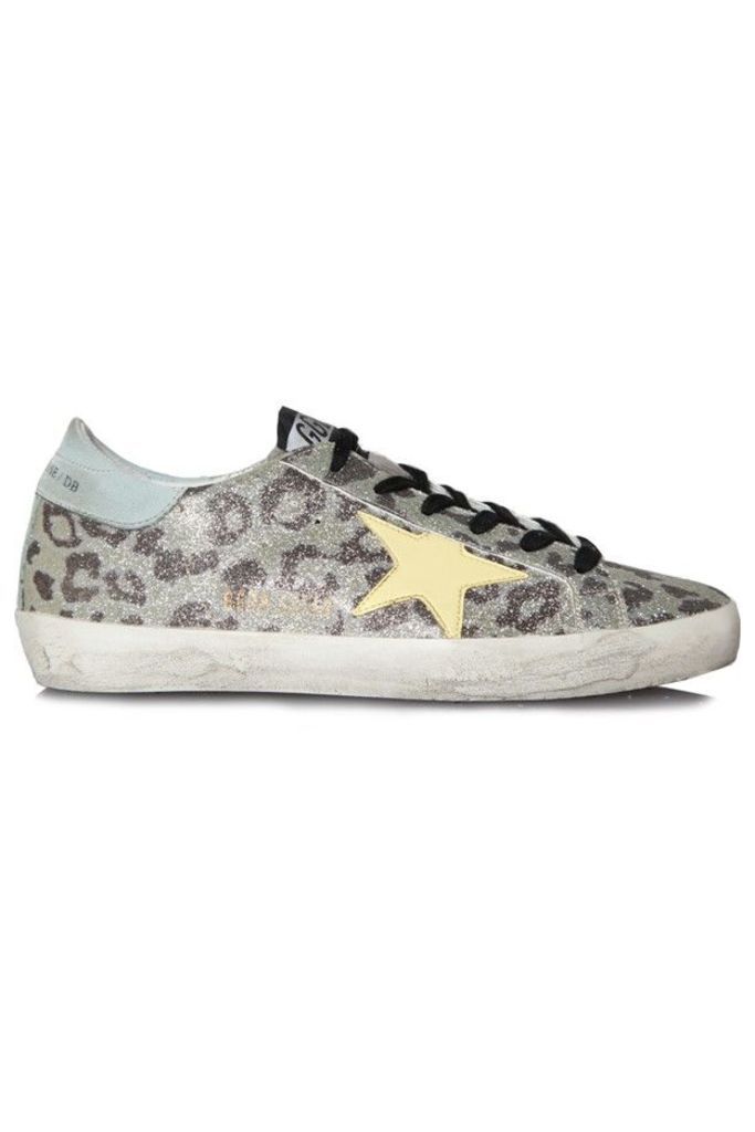 Sneakers Superstar Glitter Leopard
