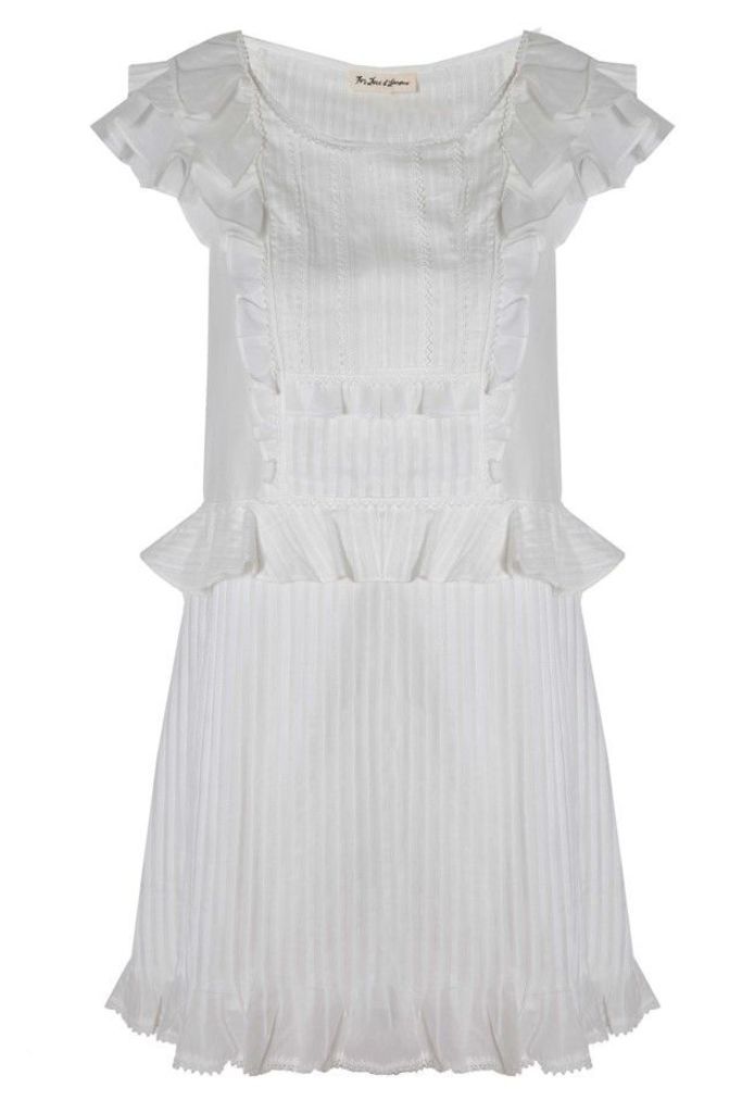 Starry Eyed Mini Dress White