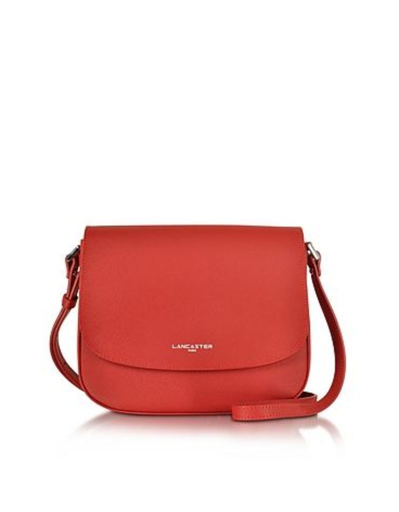 Lancaster Paris Designer Handbags, Adele Saffiano Leather Crossbody bag