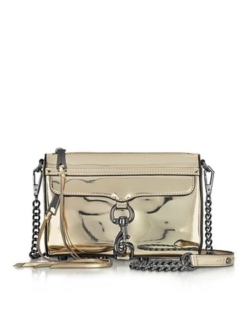 Rebecca Minkoff - Mirrored Metallic Mini M.A.C. Crossbody Bag