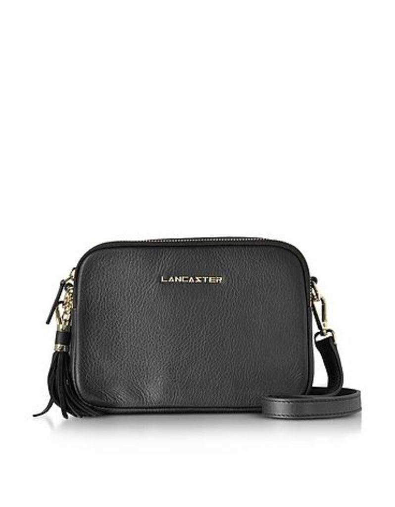 Lancaster Paris Designer Handbags, Mademoiselle Ana Grained Leather Crossbody Bag