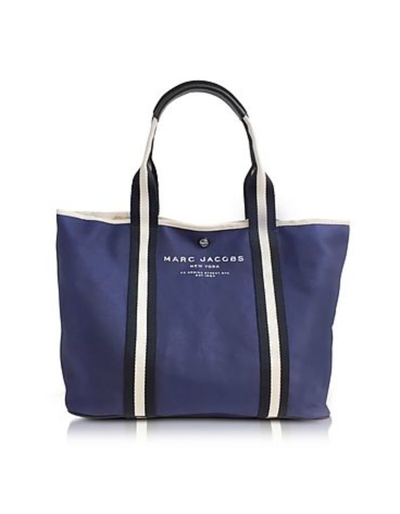 Marc Jacobs Handbags, Midnight Blue Canvas EW Tote