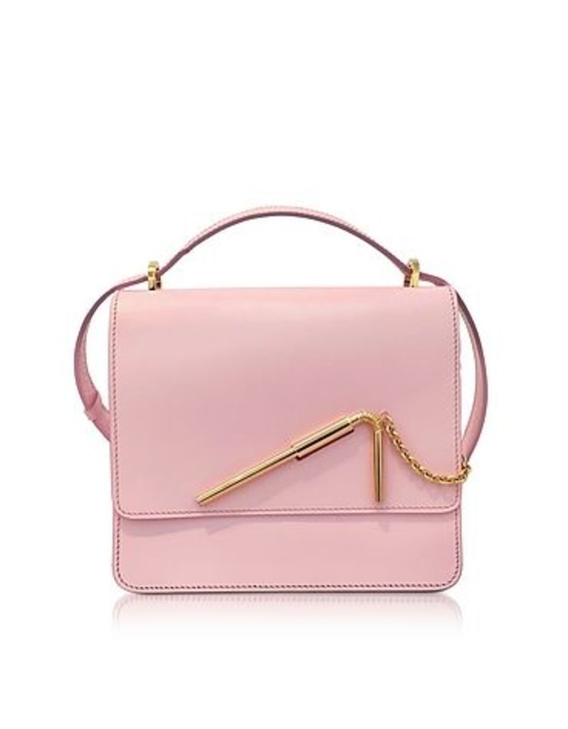 Sophie Hulme - Pastel Pink Medium Straw Bag
