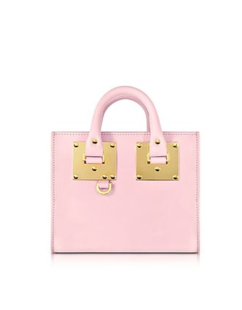 Sophie Hulme - Pastel Pink Saddle Leather Albion Box Tote Bag