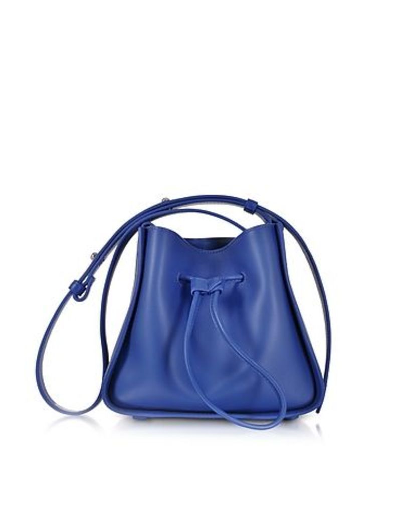 3.1 Phillip Lim Handbags, Cobalt Blue Soleil Mini Drawstring Bucket Bag