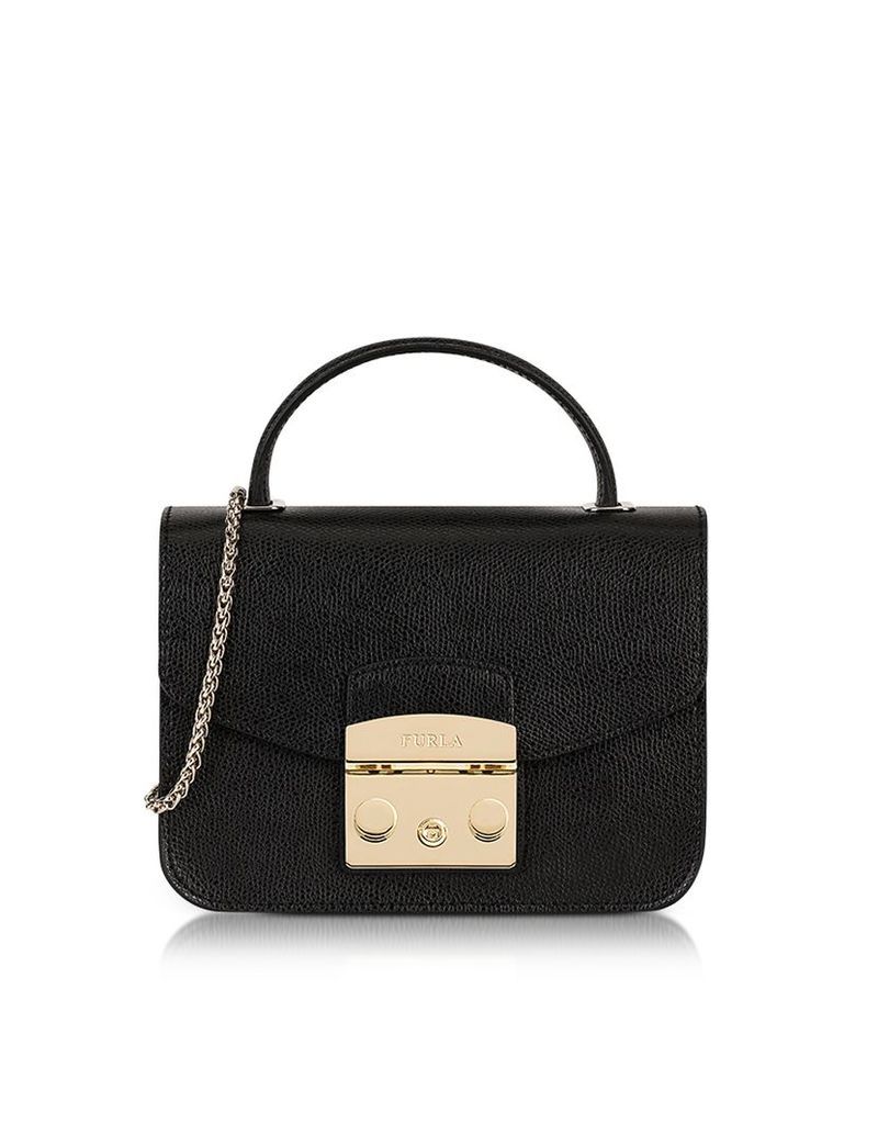 Furla Handbags, Onyx Metropolis Mini Top Handle Crossbody Bag