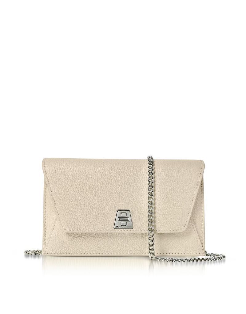 Akris Handbags, Stucco Leather Anouk Mini Envelope Bag