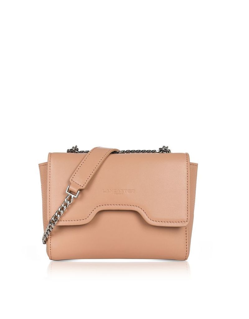 Designer Handbags, Irene Smooth Leather Shoulder Bag
