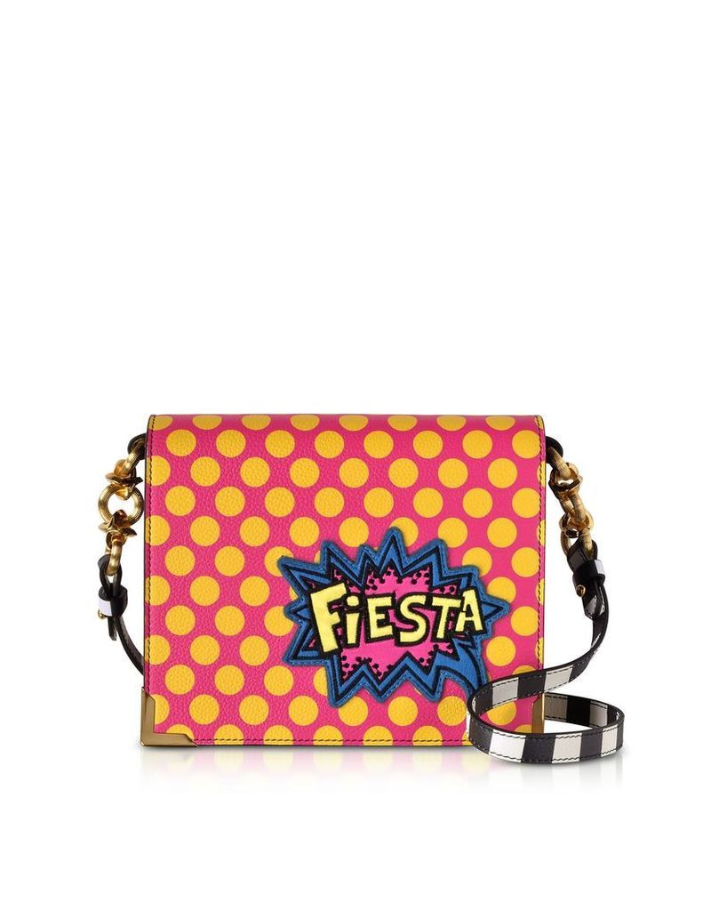 Designer Handbags, Hera Pop Fiesta Leather Shoulder Bag