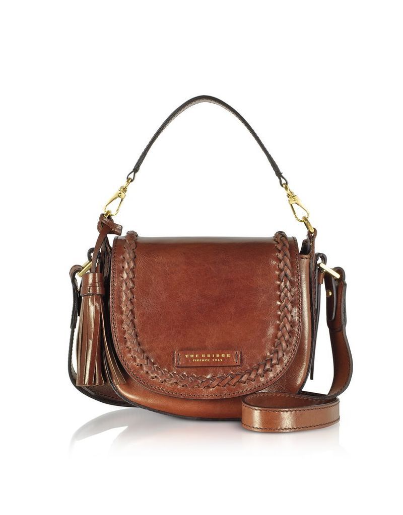Designer Handbags, Murakami Leather Medium Shoulder Bag