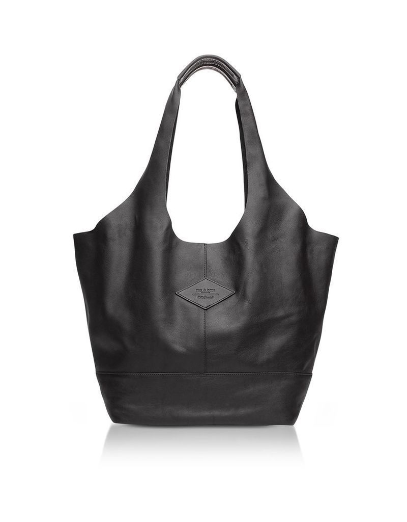 Rag & Bone Designer Handbags, Camden Black Leather Shopper