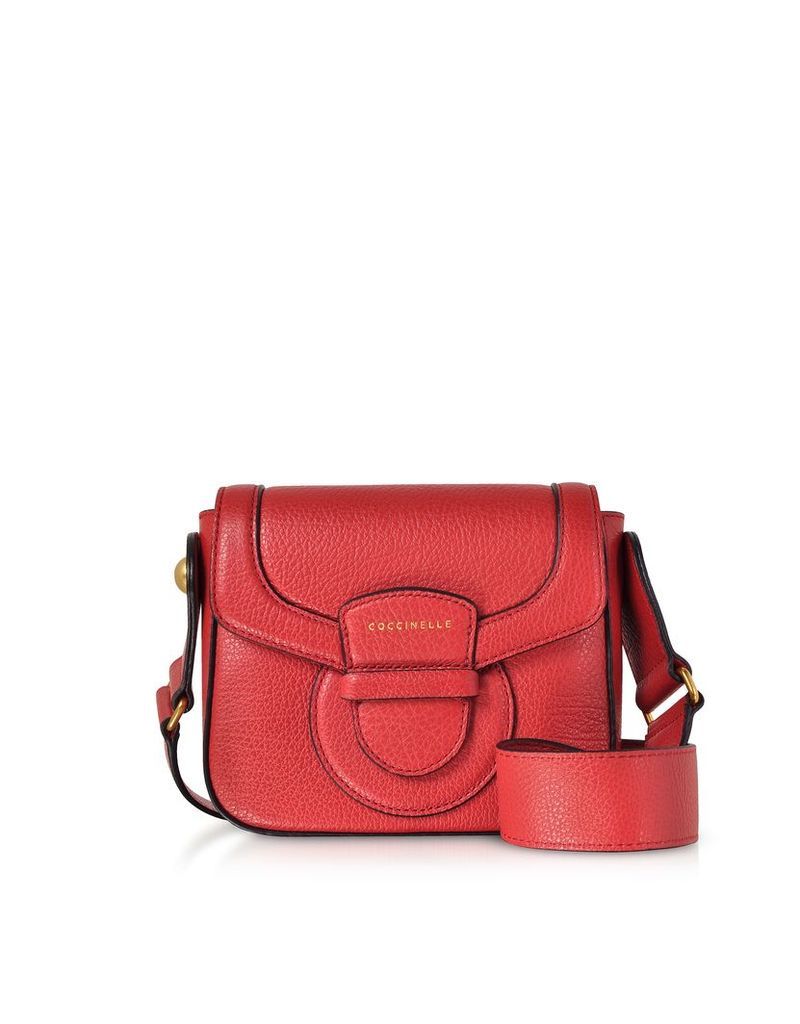 Coccinelle Designer Handbags, Vega Small Leather Shoulder Bag