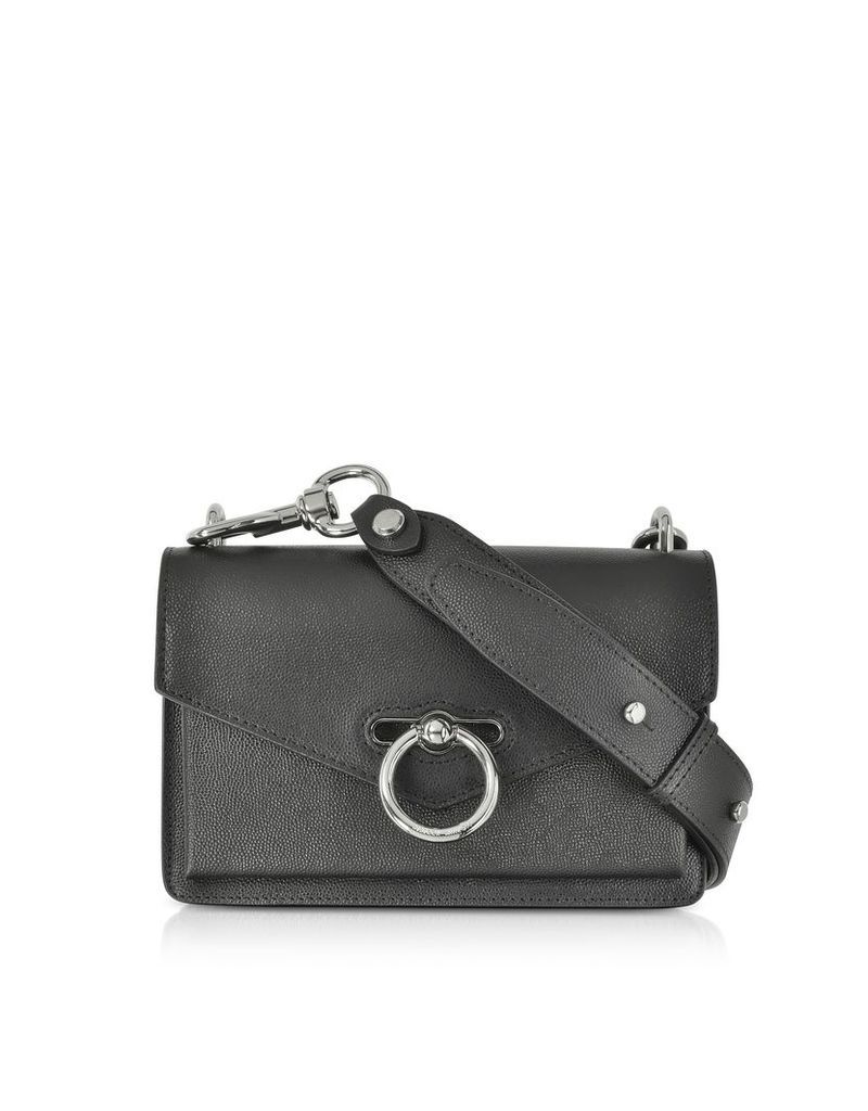 Rebecca Minkoff Designer Handbags, Black Caviar Leather Jean Xbody Bag