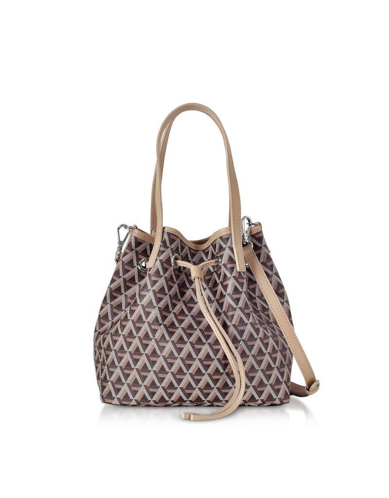 Lancaster Paris Designer Handbags, Ikon Small Top Handles Bucket Bag