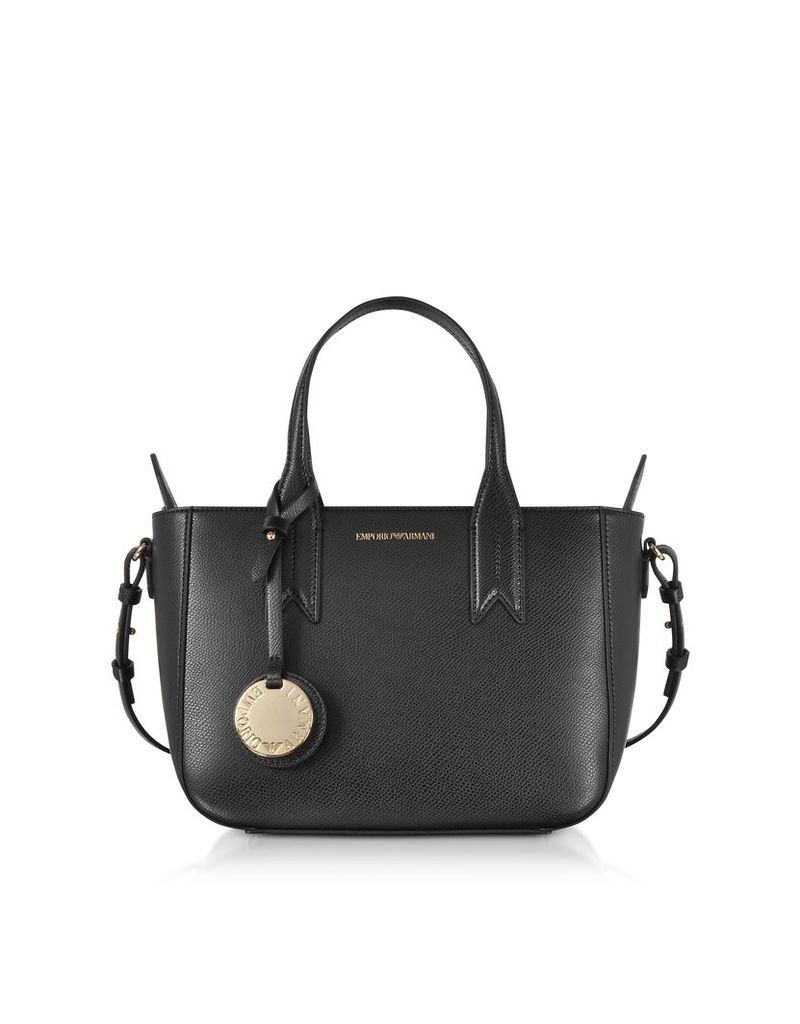 Emporio Armani Designer Handbags, Small Eco Leather Tote Bag