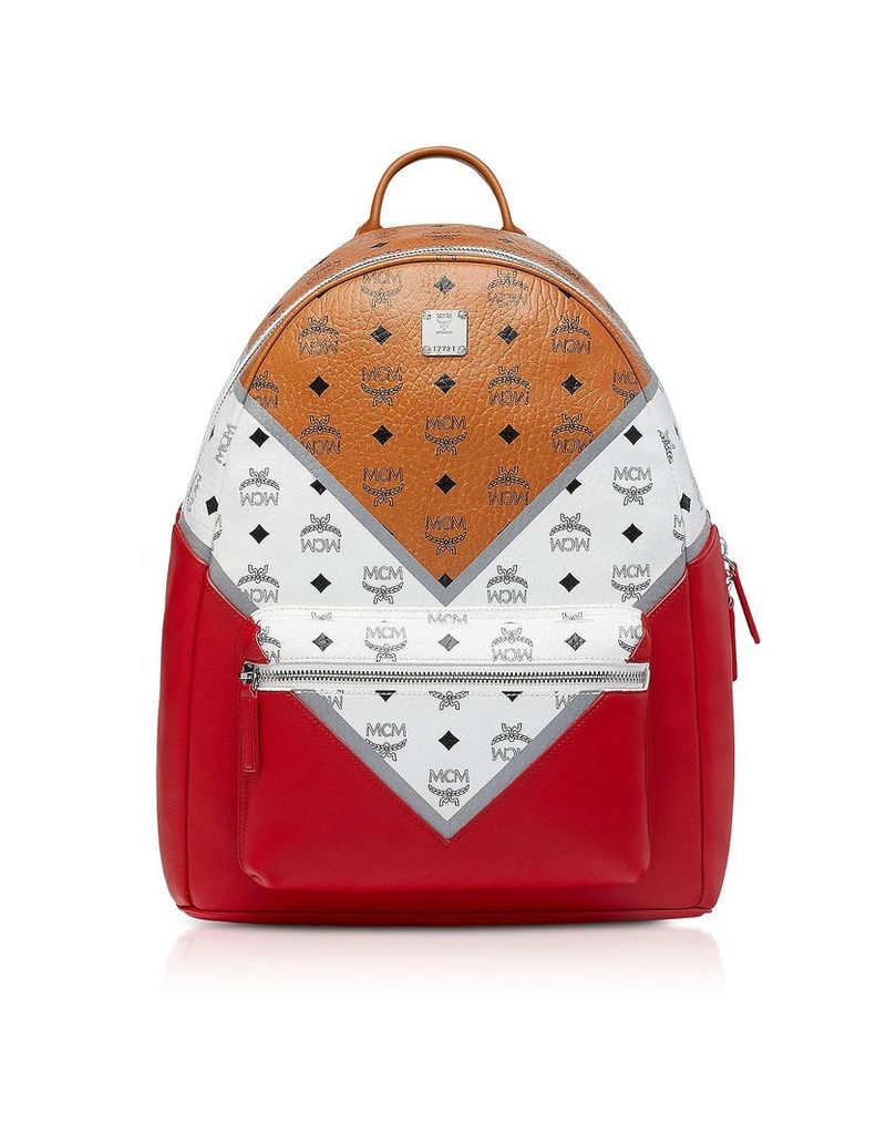 MCM Designer Handbags, M Move Visetos Stark Backpack