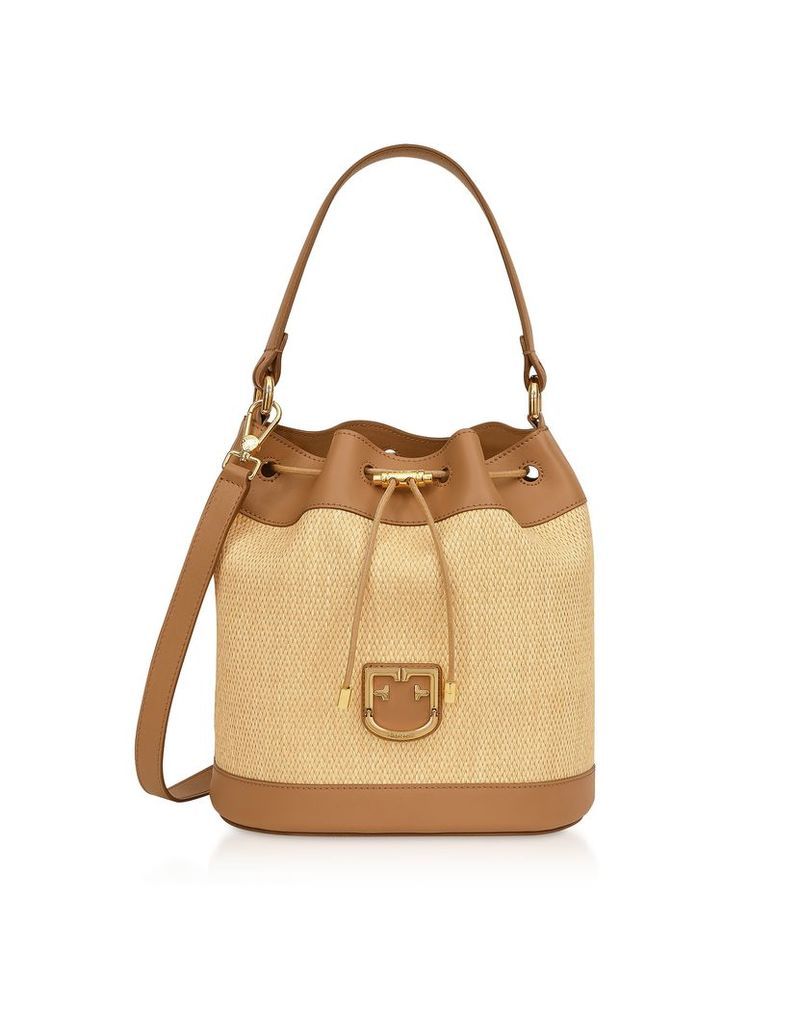 Furla Designer Handbags, Corona S Drawstring Bucket Bag