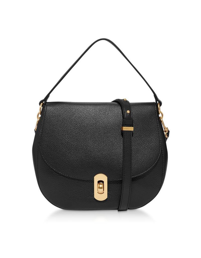 Coccinelle Designer Handbags, Zaniah Medium Leather Shoulder Bag