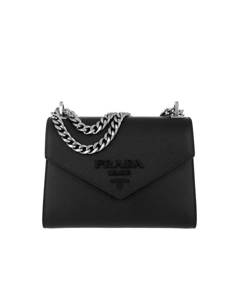 Prada Designer Handbags, Monochrome Crossbody Bag Medium Nero