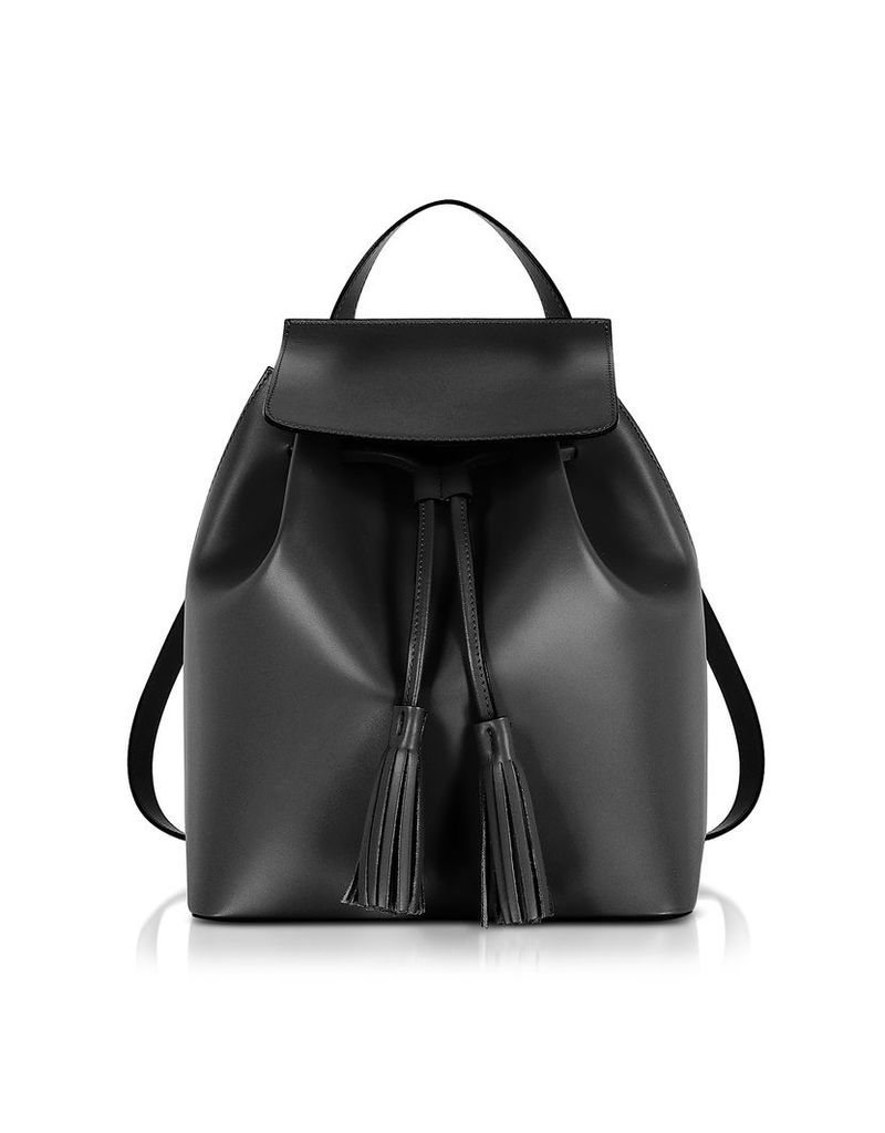 Designer Handbags, Genuine Leather Backpack w/Tassels