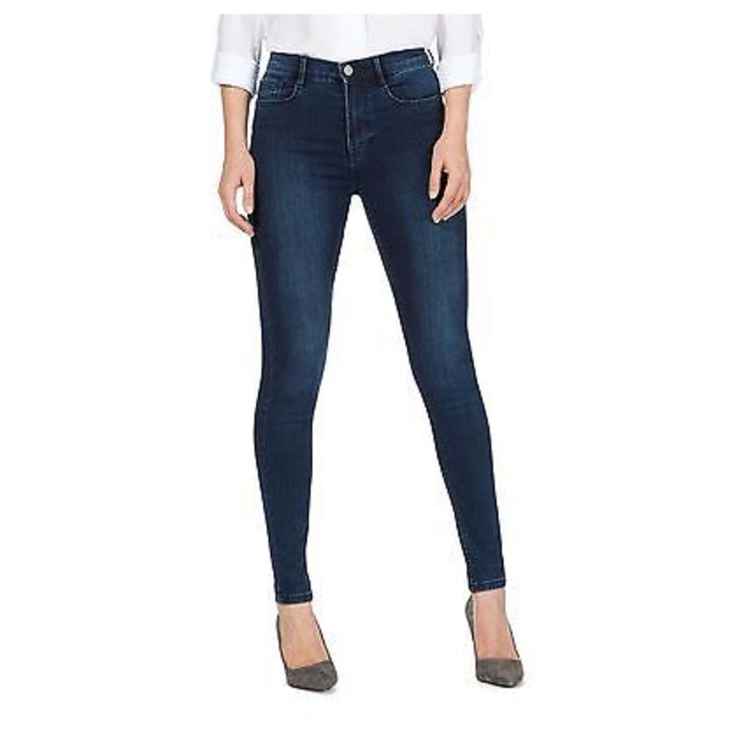 J By Jasper Conran Womens Blue 'Sculpt And Lift' High-Waisted Skinny Jeans