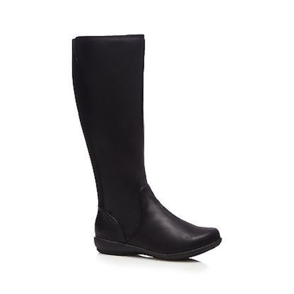 Good For The Sole Black Wide Fit Knee High Boots From Debenhams